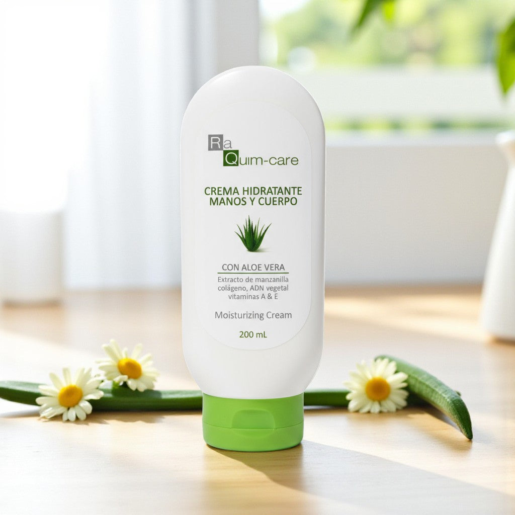 Crema Hidratante Manos y Cuerpo con Aloe Vera